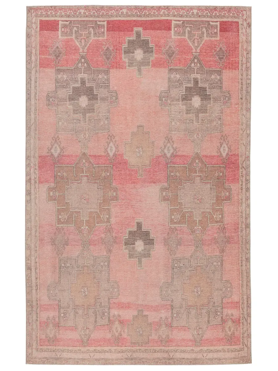 Kairos Faron Pink 2'6" x 7'6" Runner Rug