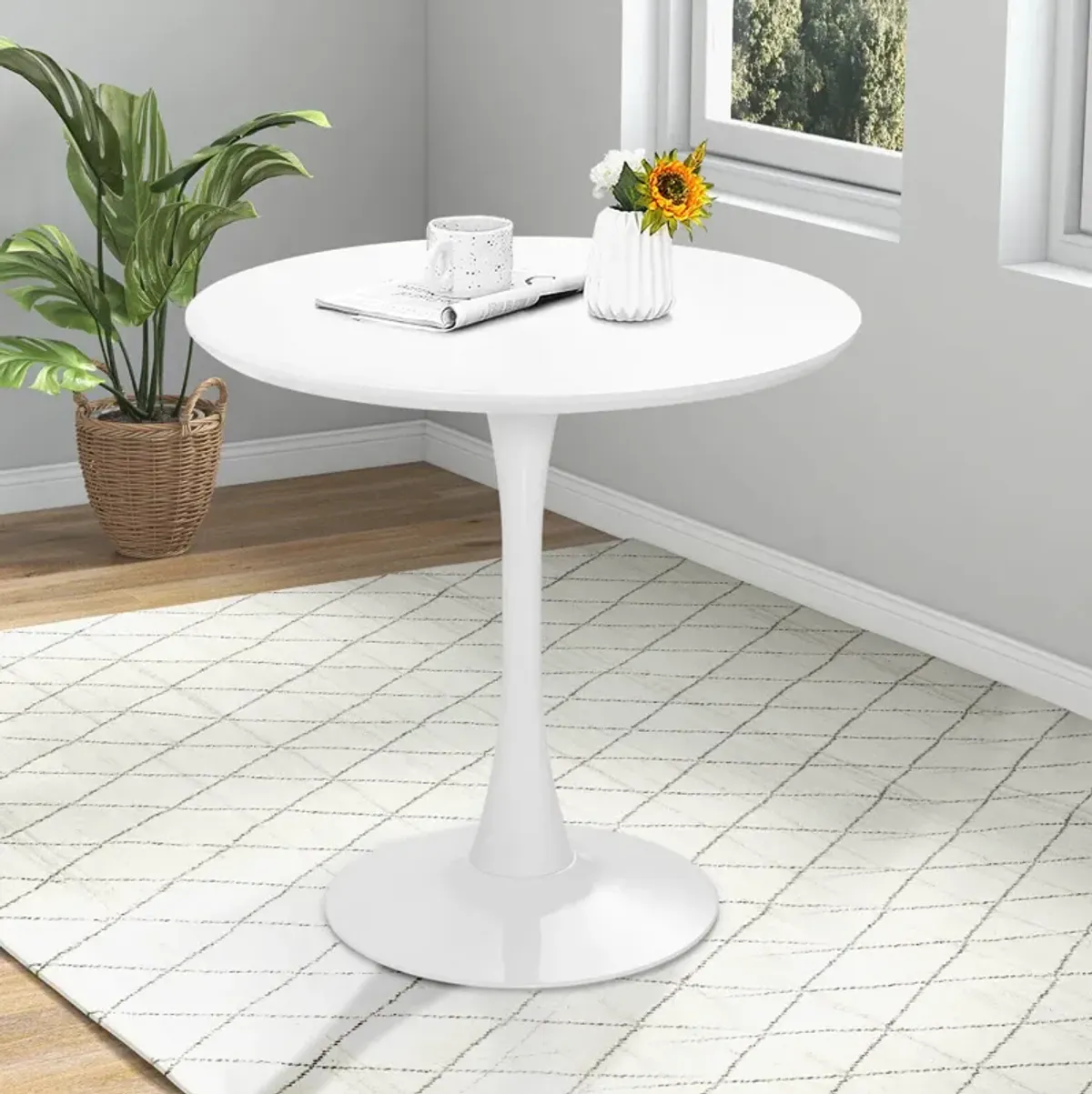 Modern Tulip Round Dining Table for Elegant Dining Spaces