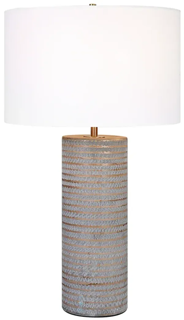 Monolith Gray Table Lamp