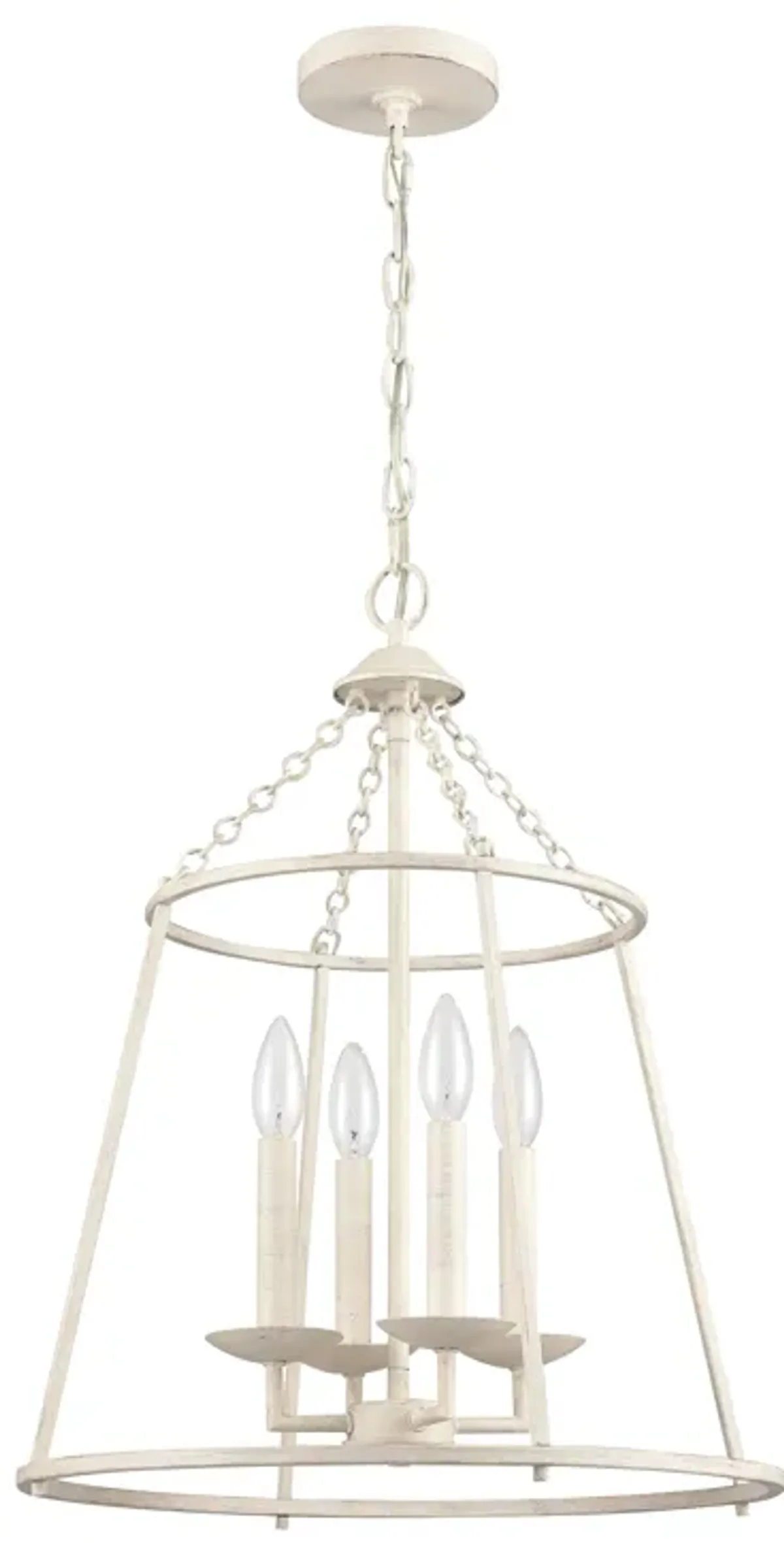 Joanie 17.25'' Wide White 4-Light Pendant