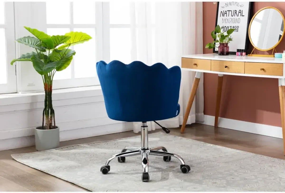 Swivel Shell Chair For Living Room/Bedroom, Modern Leisure Office Chair