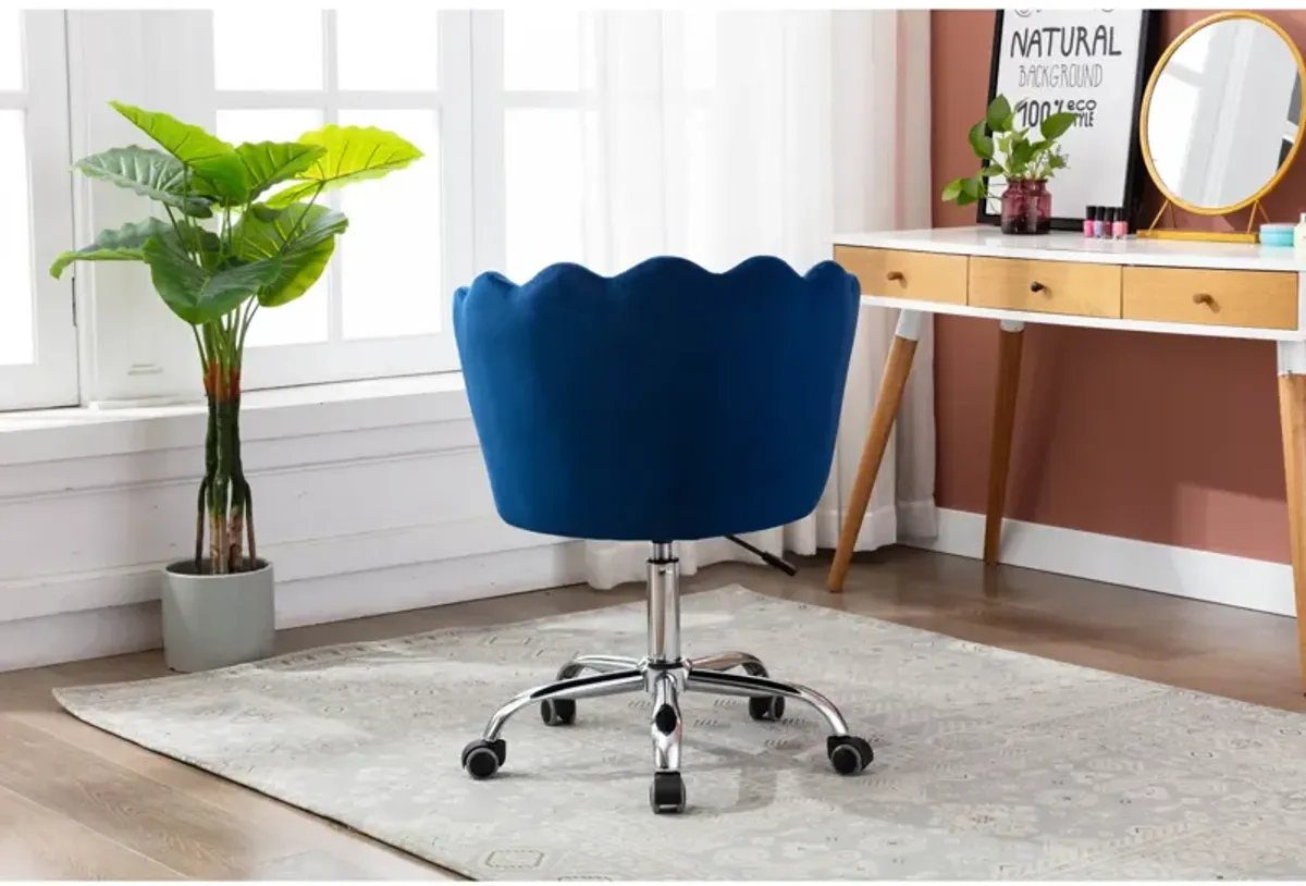 Swivel Shell Chair For Living Room/Bedroom, Modern Leisure Office Chair