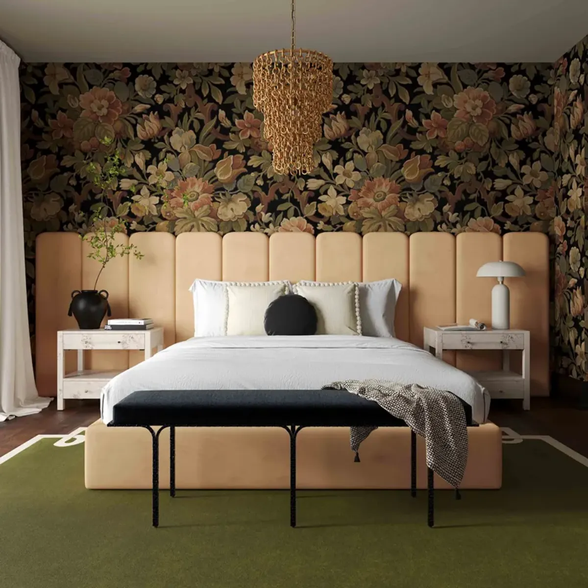 Palani Bed with Wings