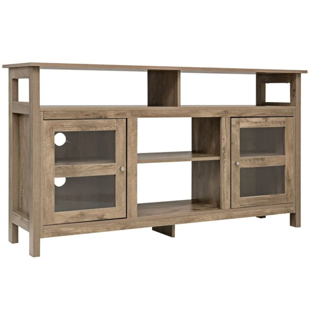 TV Stand Entertainment Console Center with 2 Cabinets