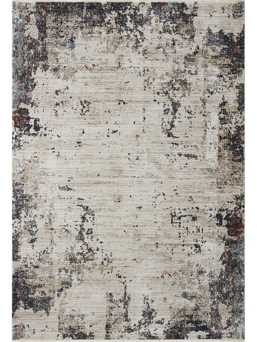 Leigh LEI05 Ivory/Charcoal 7'10" x 10'10" Rug