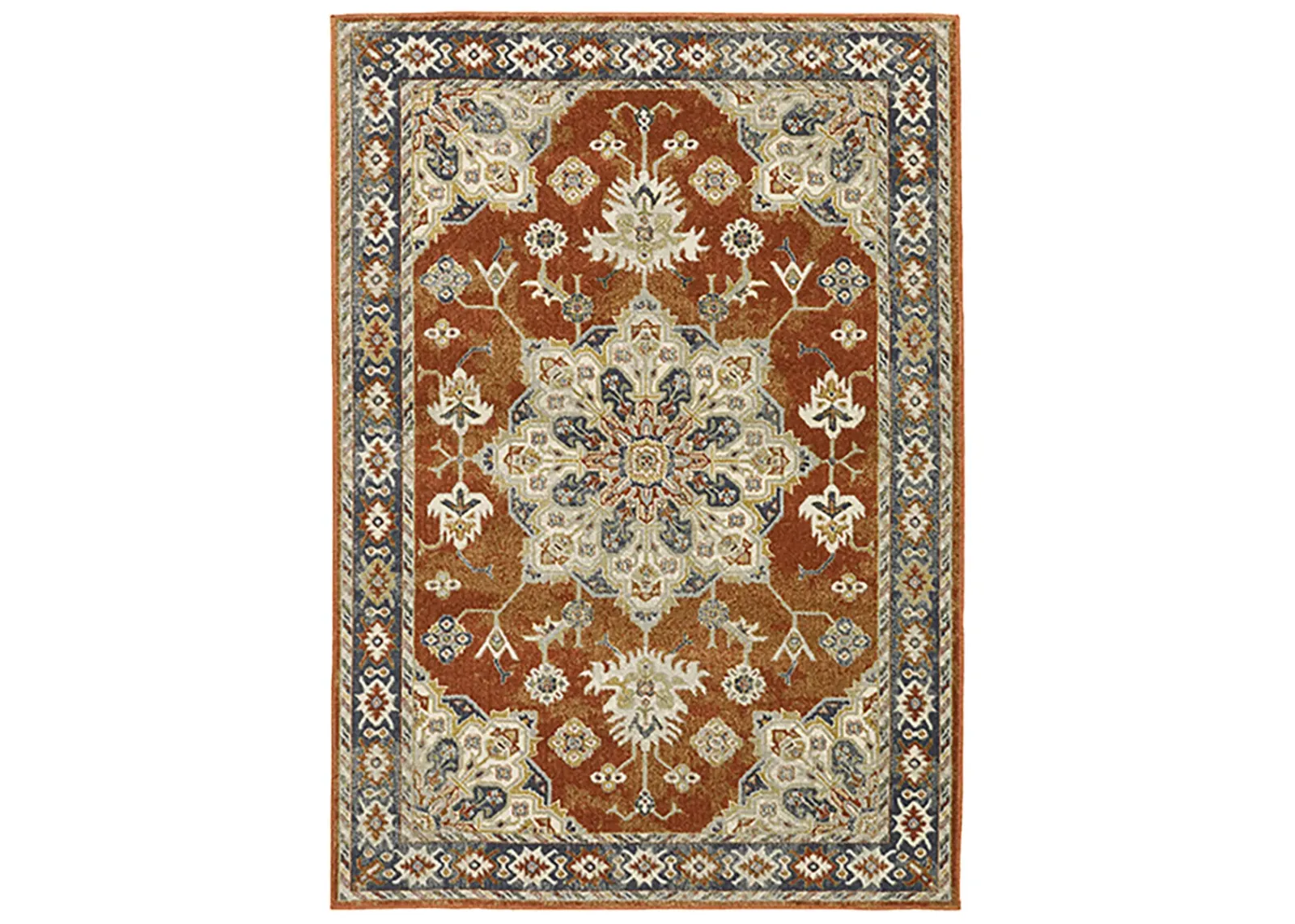 Branson 6'7" x 9'2" Rust Rug