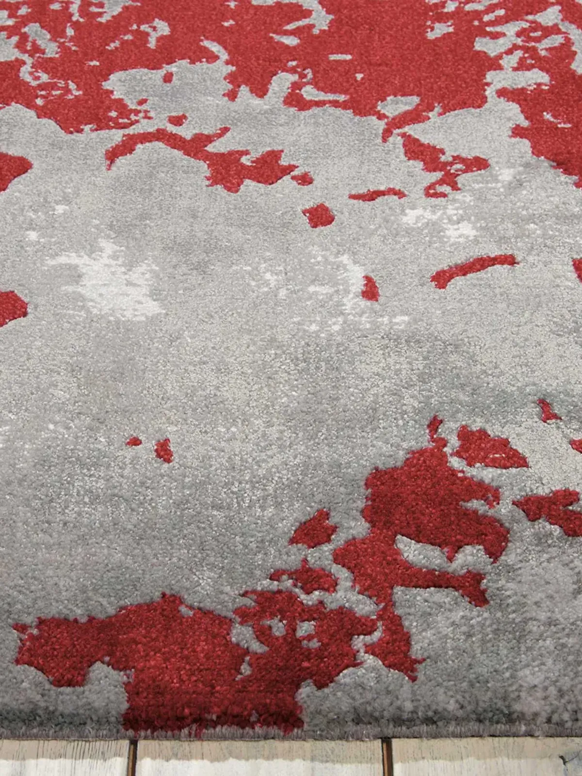 Twilight TWI21 Gray/Red 5'6" x 8' Rug