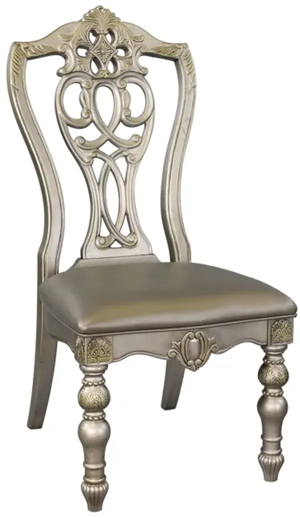 Rick 22 Inch Side Dining Chairs Set of 2, Ladder Back, Burnished Brown Rubberwood - Benzara