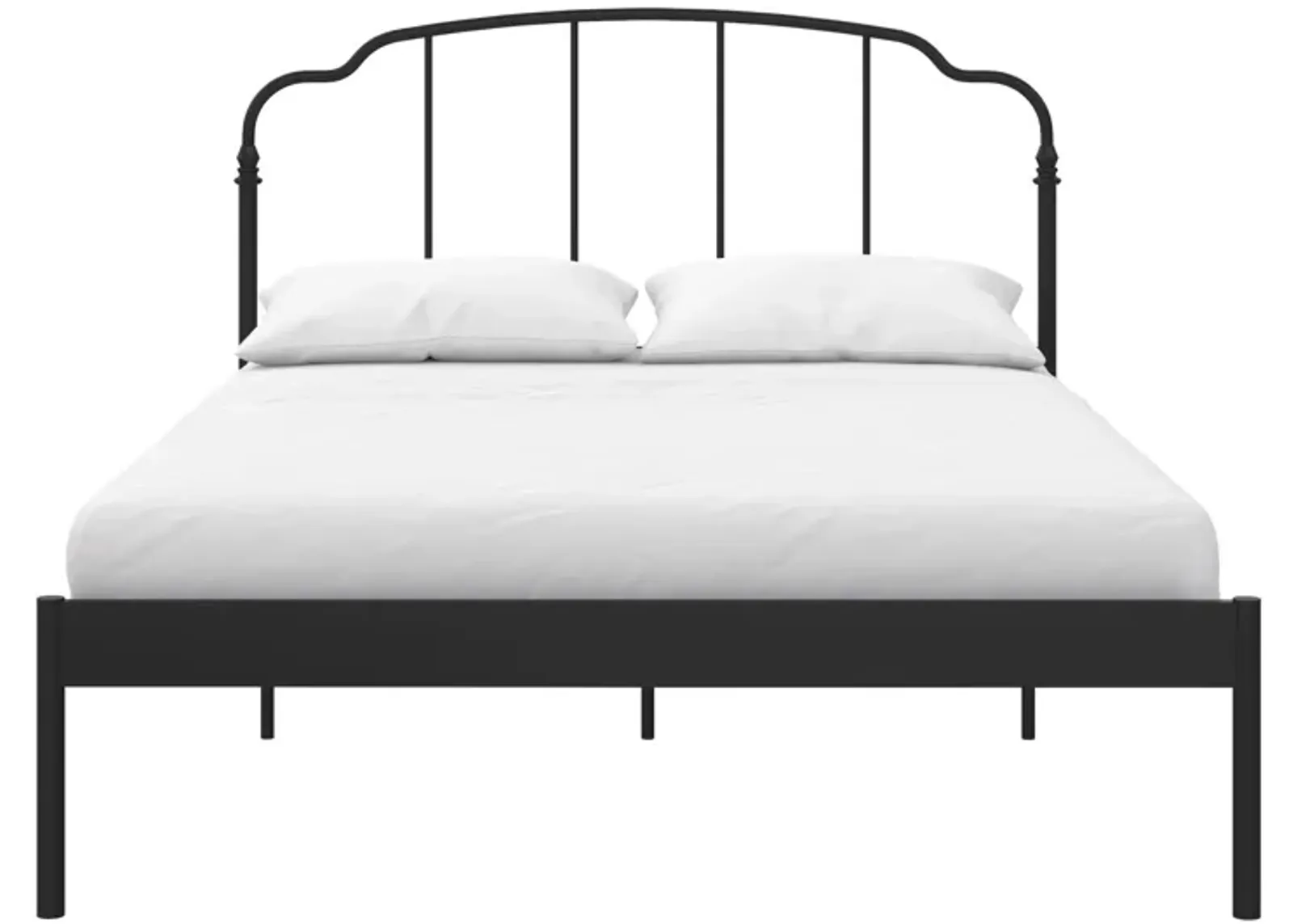 Camie Metal Bed, Queen, Black