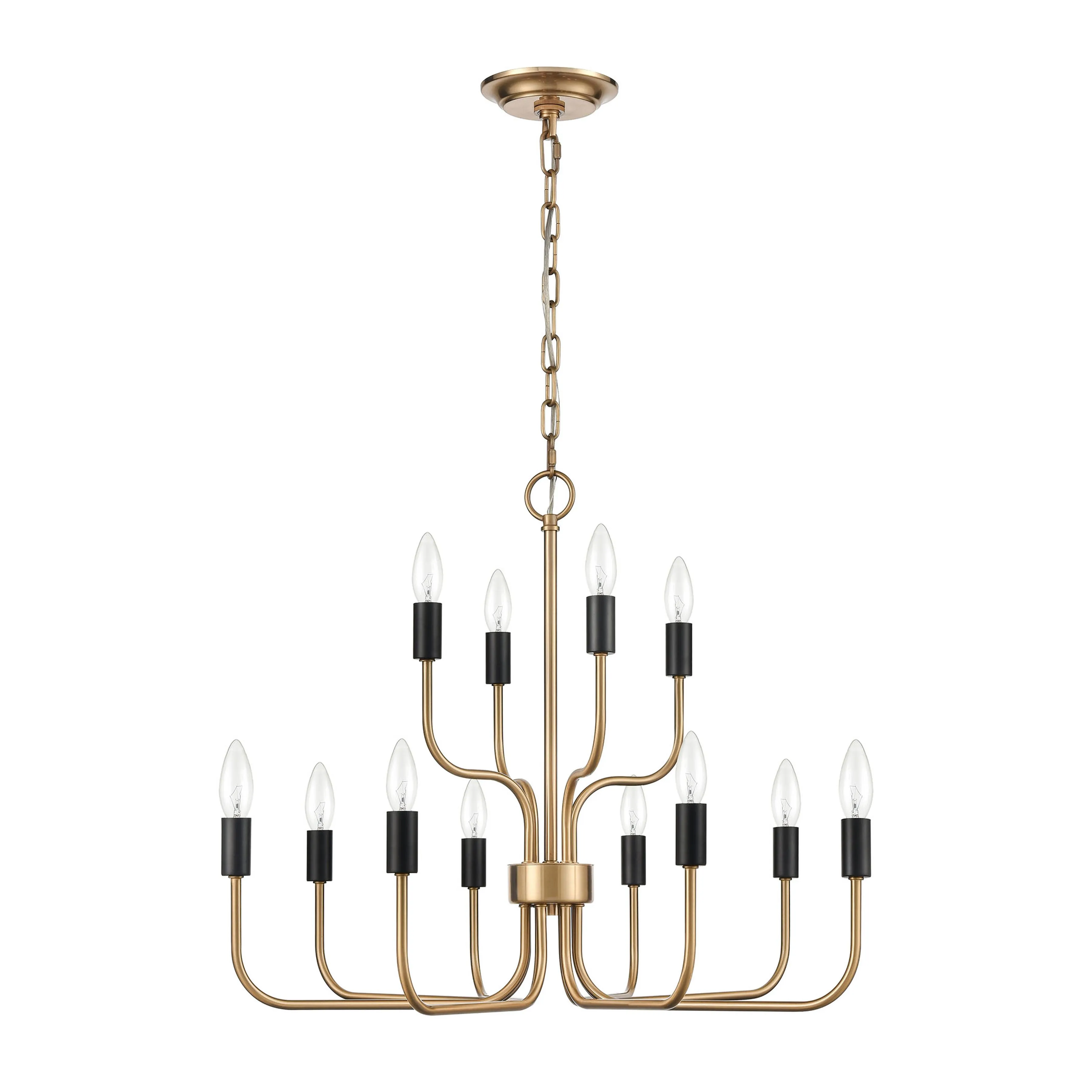 Epping Avenue 24'' Wide 12-Light Chandelier