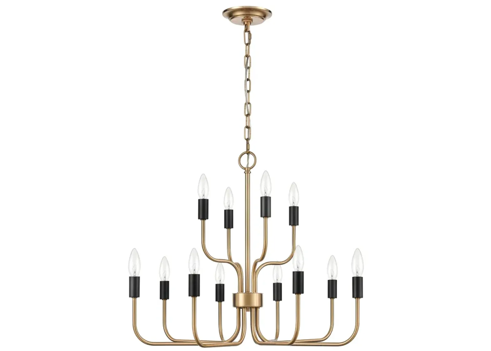 Epping Avenue 24'' Wide 12-Light Chandelier