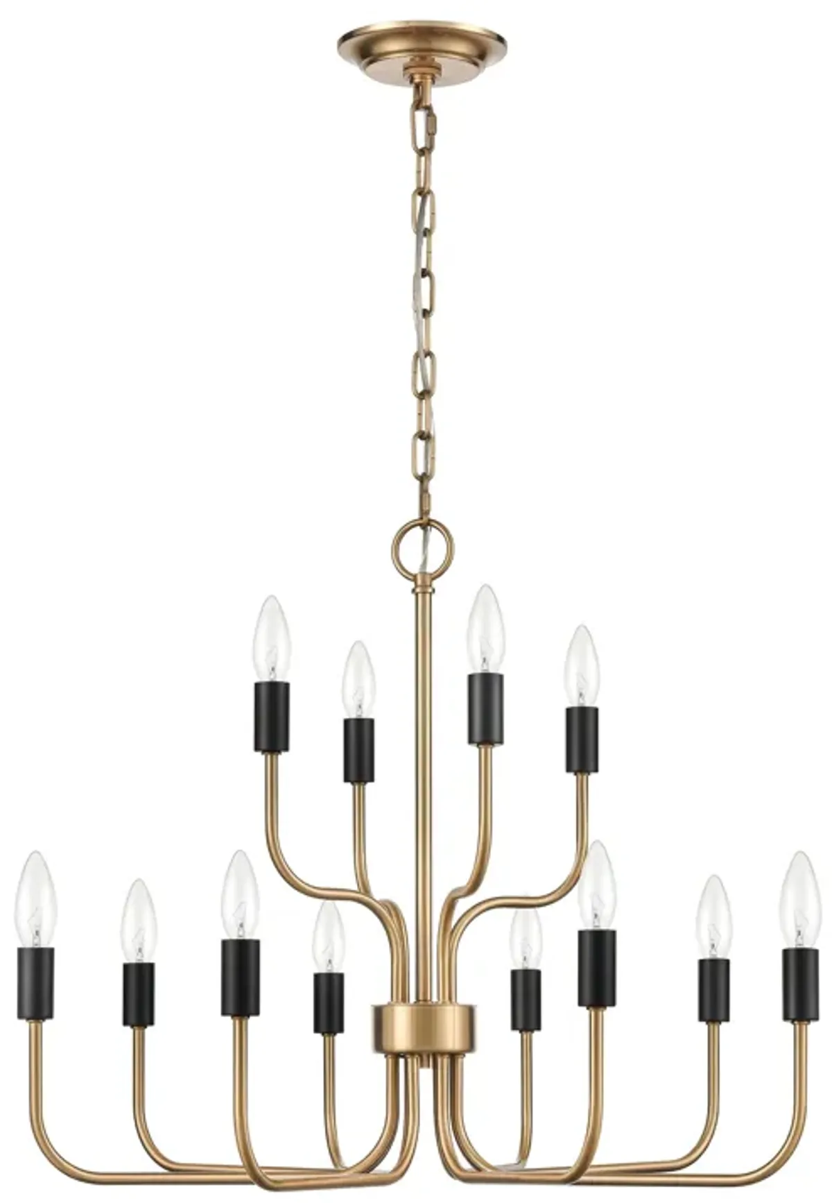 Epping Avenue 24'' Wide 12-Light Chandelier