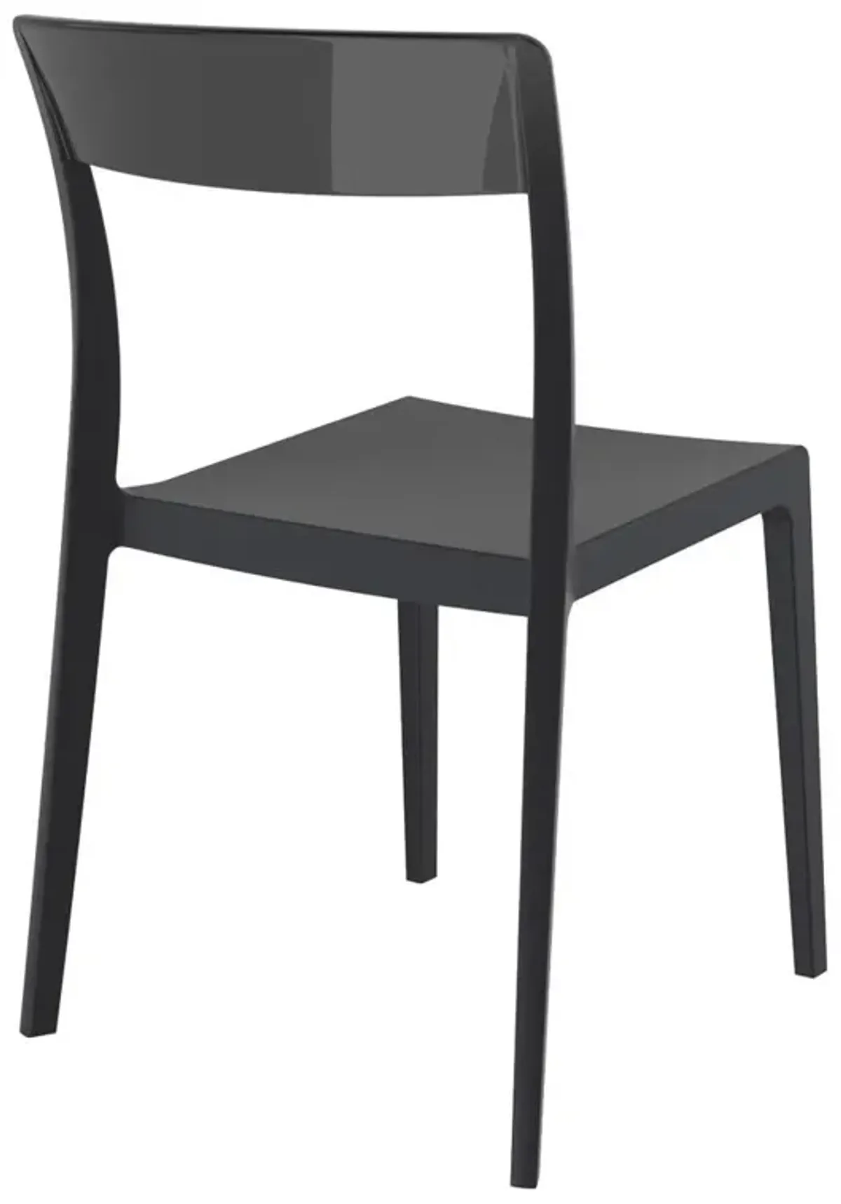 Belen Kox Dining Chair, Set of 2, Transparent Black, Belen Kox