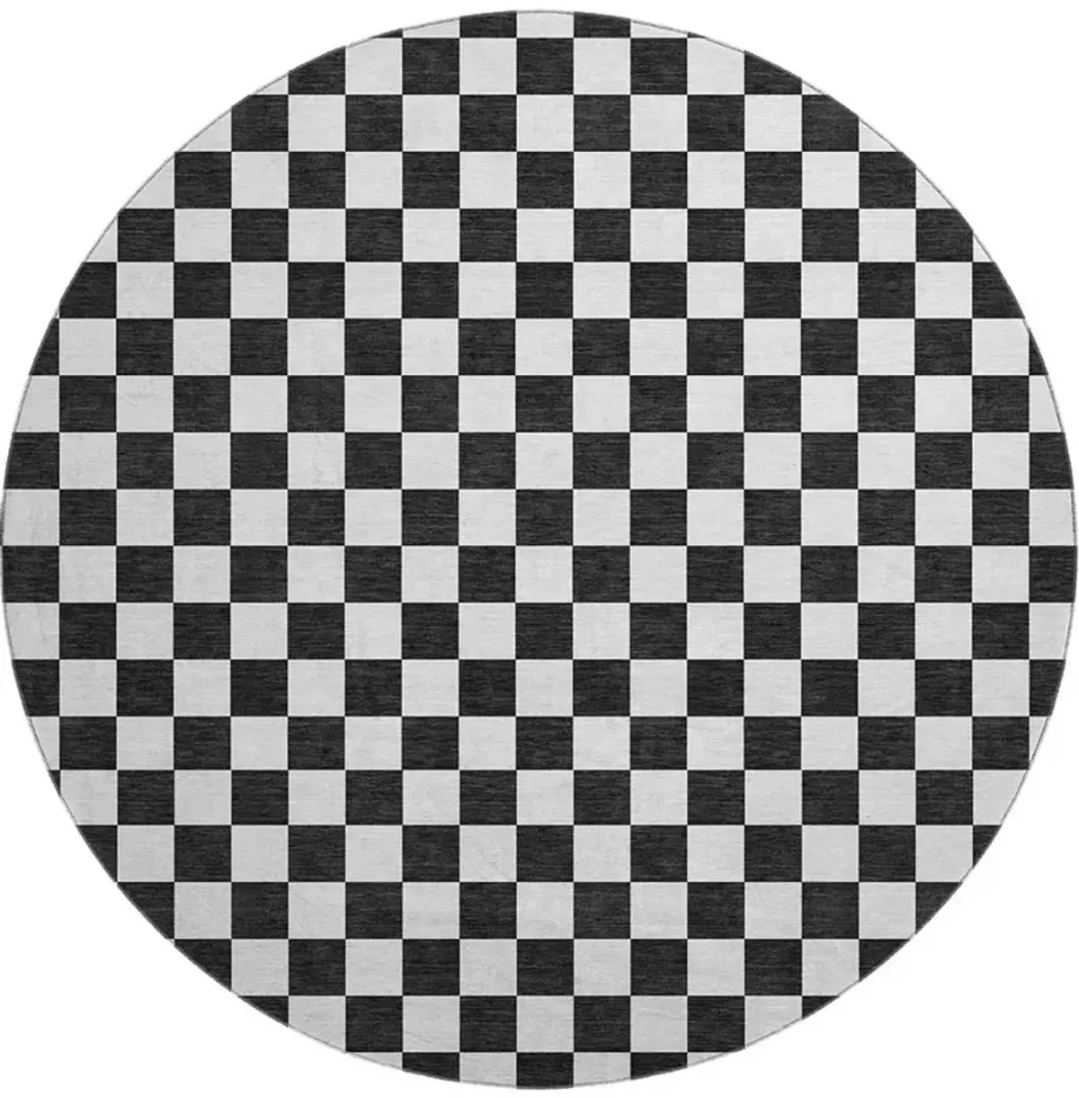 The Reserve TR7 Black 8' Round Rug