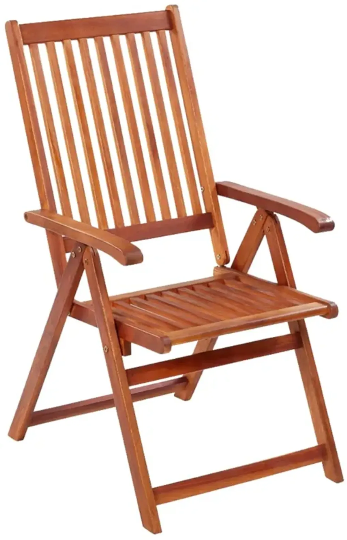 vidaXL Folding Patio Chairs 4 pcs Solid Acacia Wood