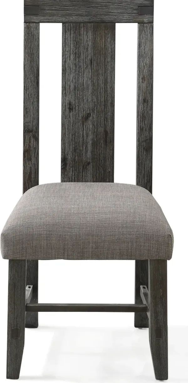 Meadow Chair Water Hyacinth in Graphite - Set of 2