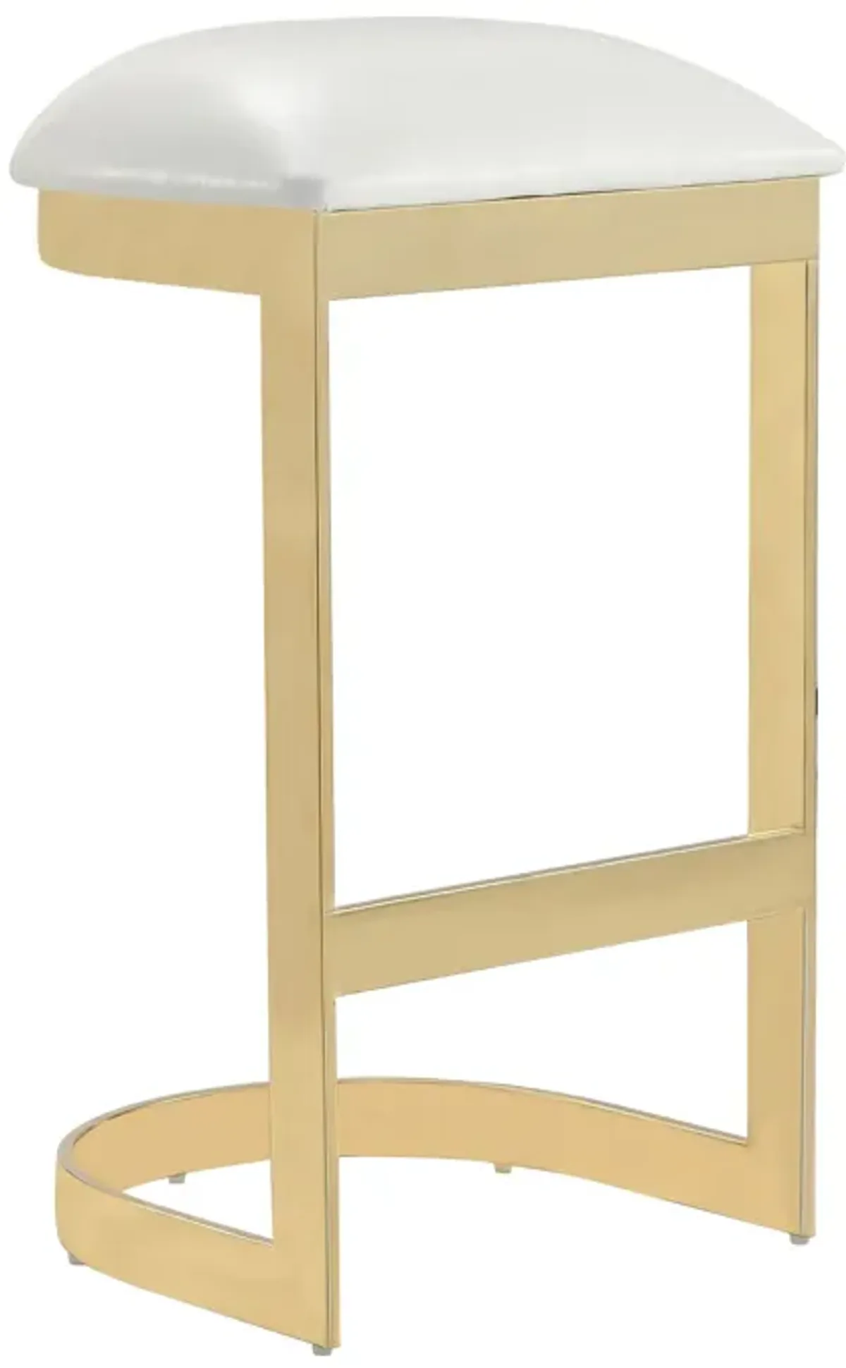 Aura White Bar Stools (Set of 2)