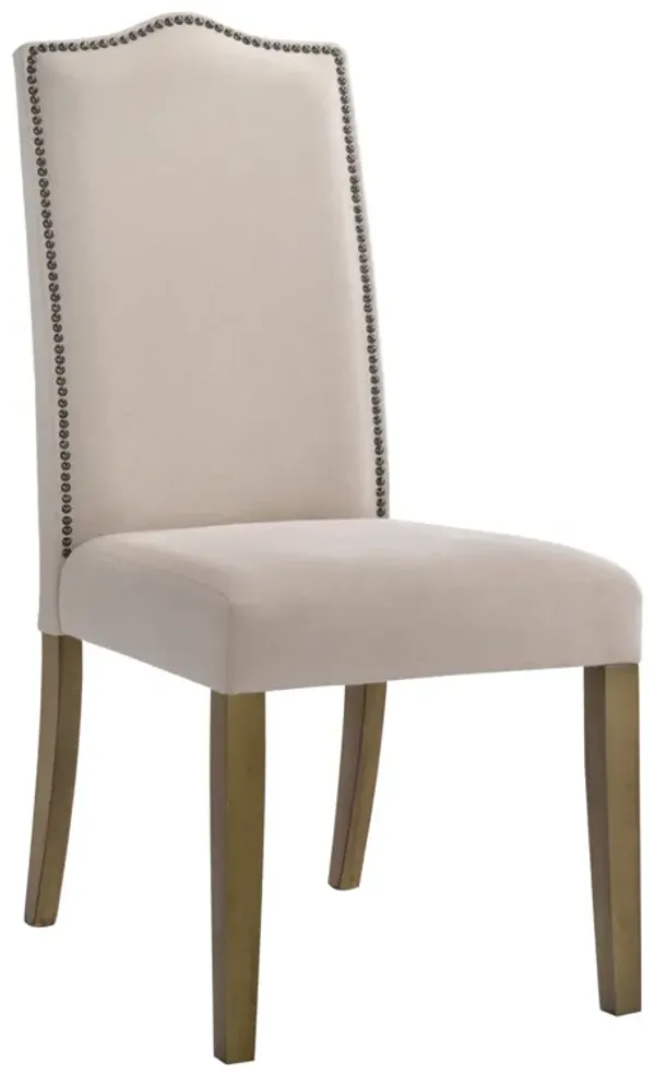 Linen Upholstered Parsons Side Chair for Dining