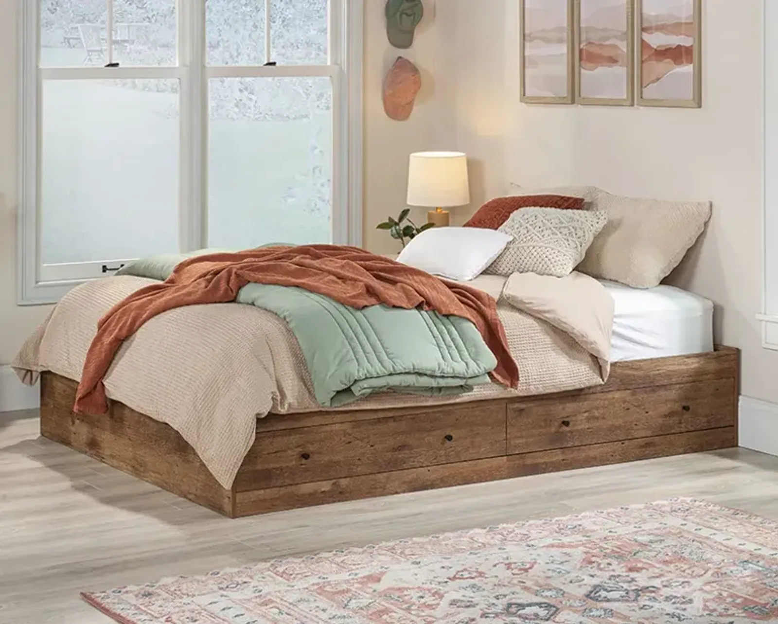 Boulevard Cafe Queen Size Storage Bed