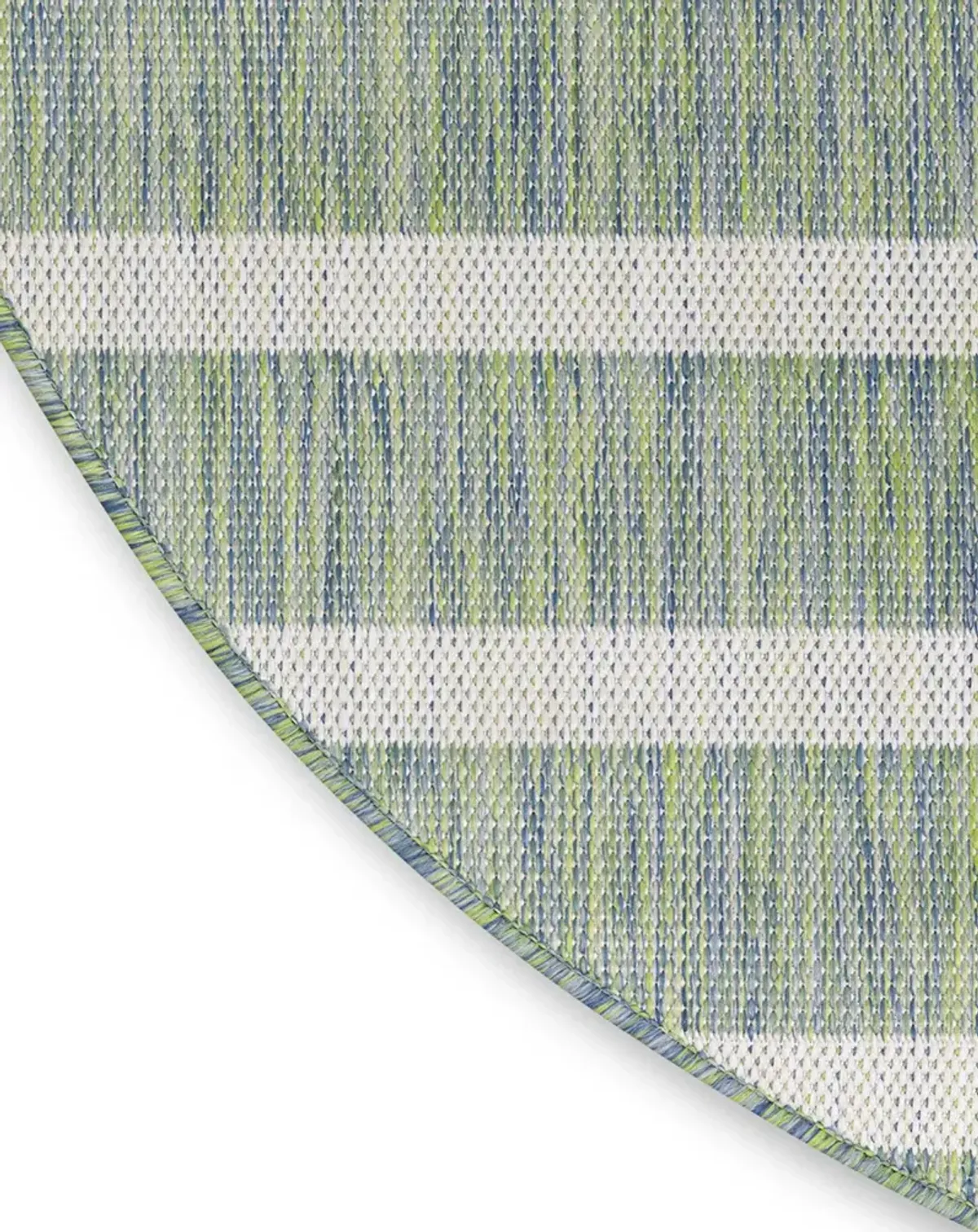 Positano POS03 Blue/Green/Ivory 6' x Round Rug
