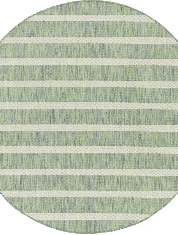 Positano POS03 Blue/Green/Ivory 6' x Round Rug