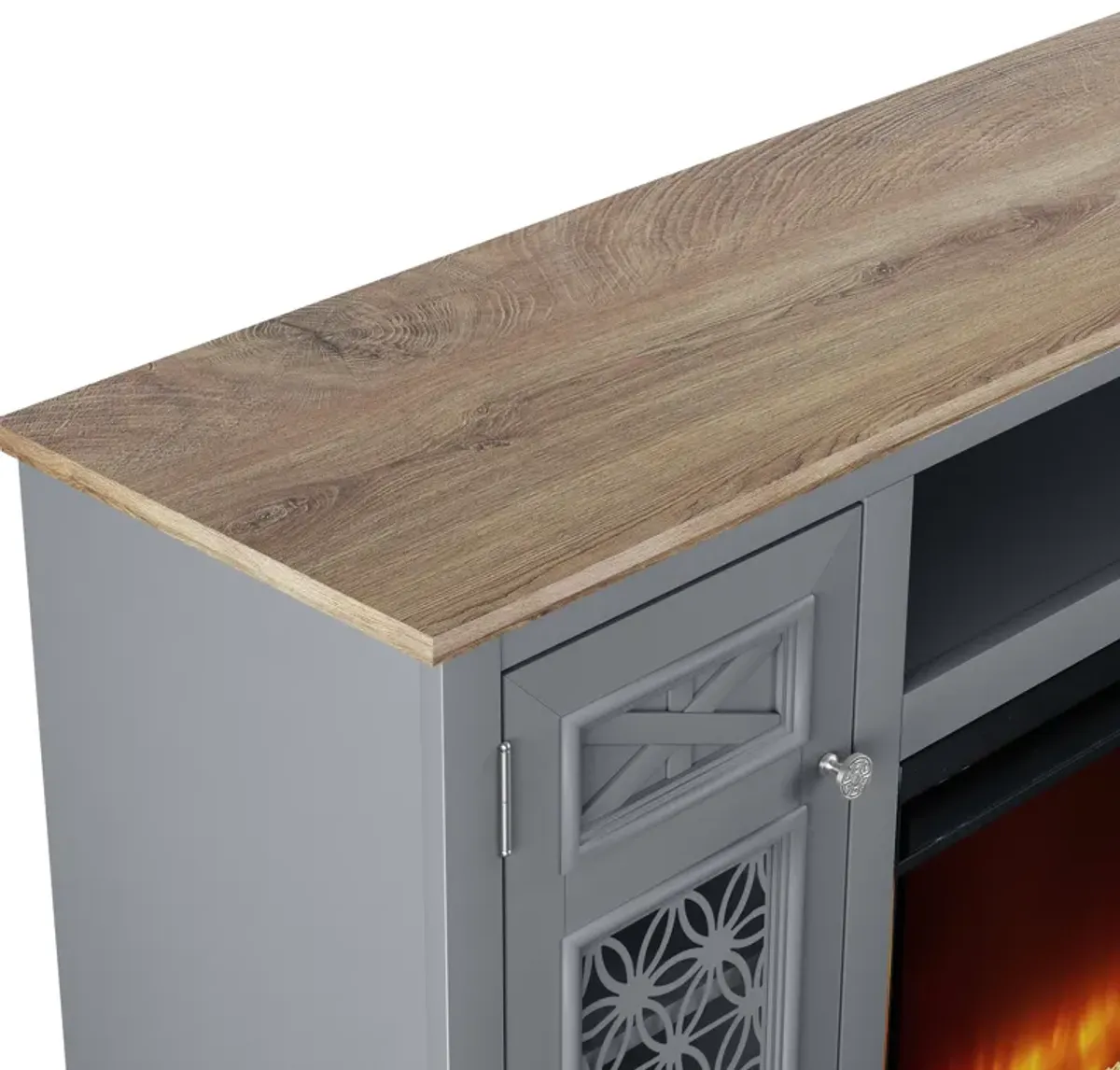 FESTIVO Stylish 70" TV Stand with Storage for TVs up to 80"