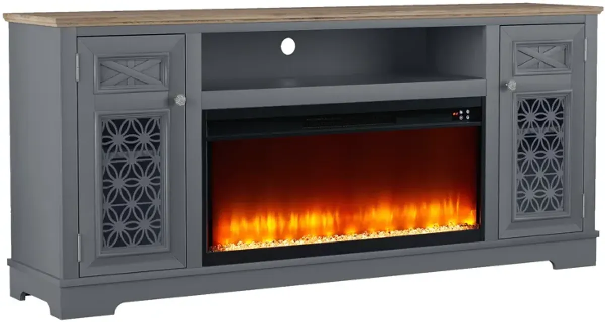 FESTIVO Stylish 70" TV Stand with Storage for TVs up to 80"