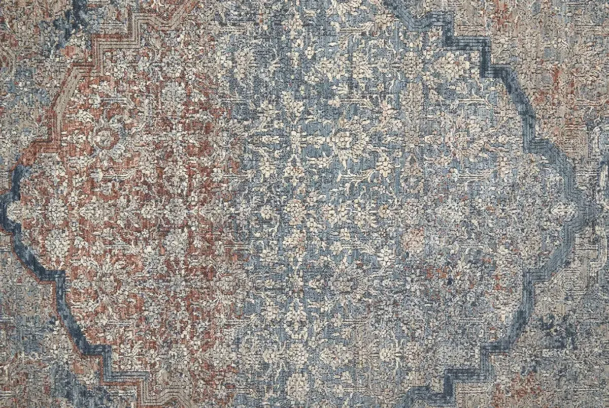 Marquette 39GVF Blue/Red/Gray 2' x 3' Rug