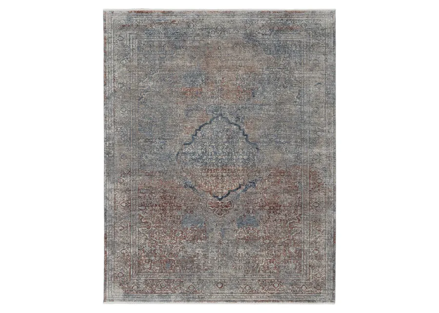 Marquette 39GVF Blue/Red/Gray 2' x 3' Rug