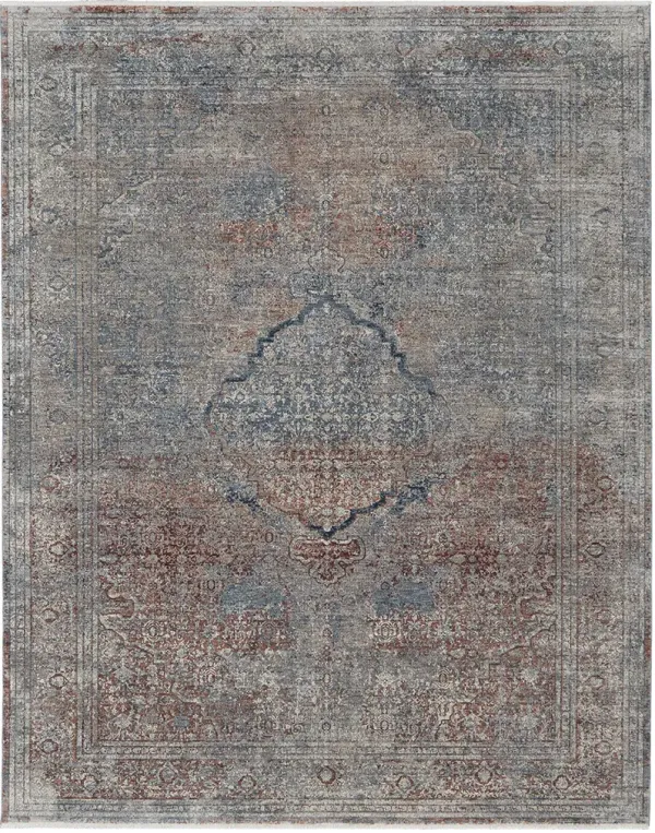 Marquette 39GVF Blue/Red/Gray 2' x 3' Rug