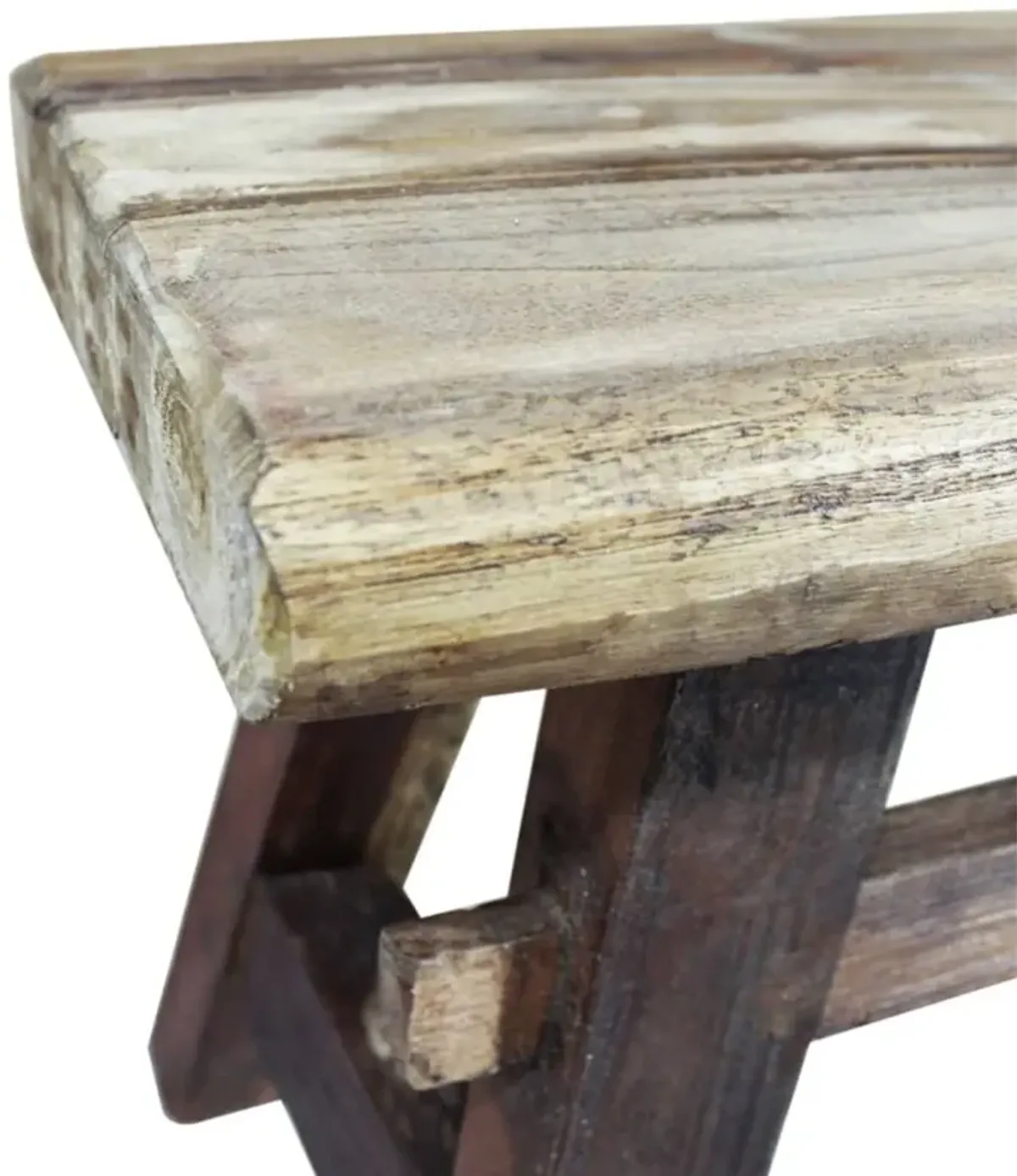 vidaXL Bench Solid Reclaimed Wood 39.4"x11"x16.9"