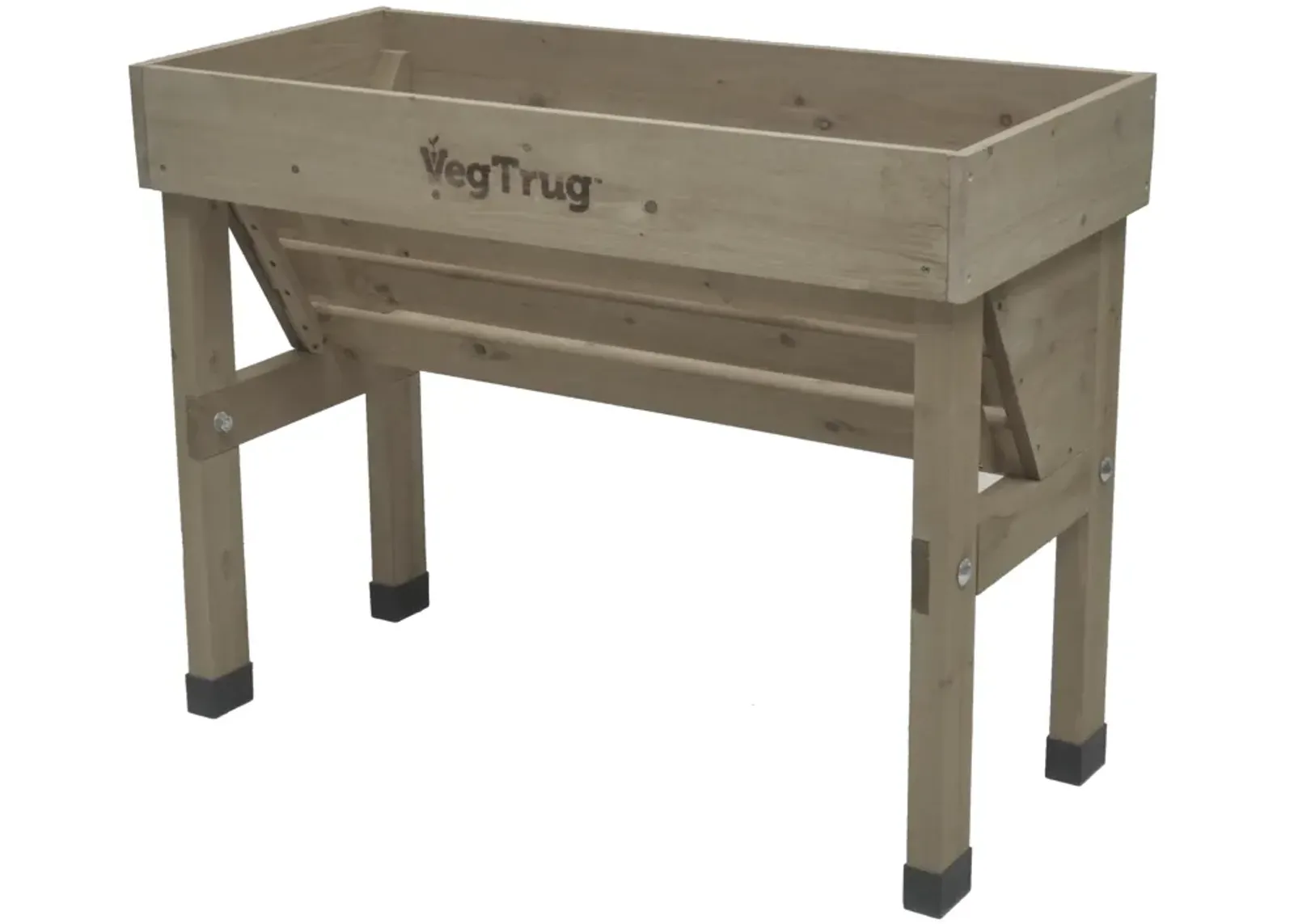 Small Wall Hugger Raised Planter VegTrug - Gray Wash (FSC 100%)