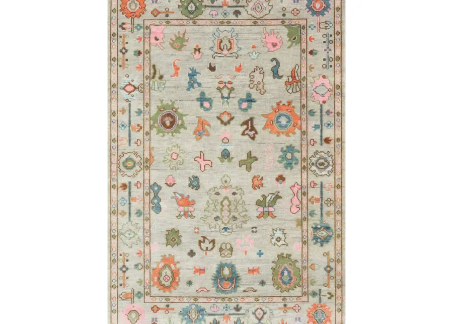 Samarkand SAM42636 Silver 8" x 10" Rug