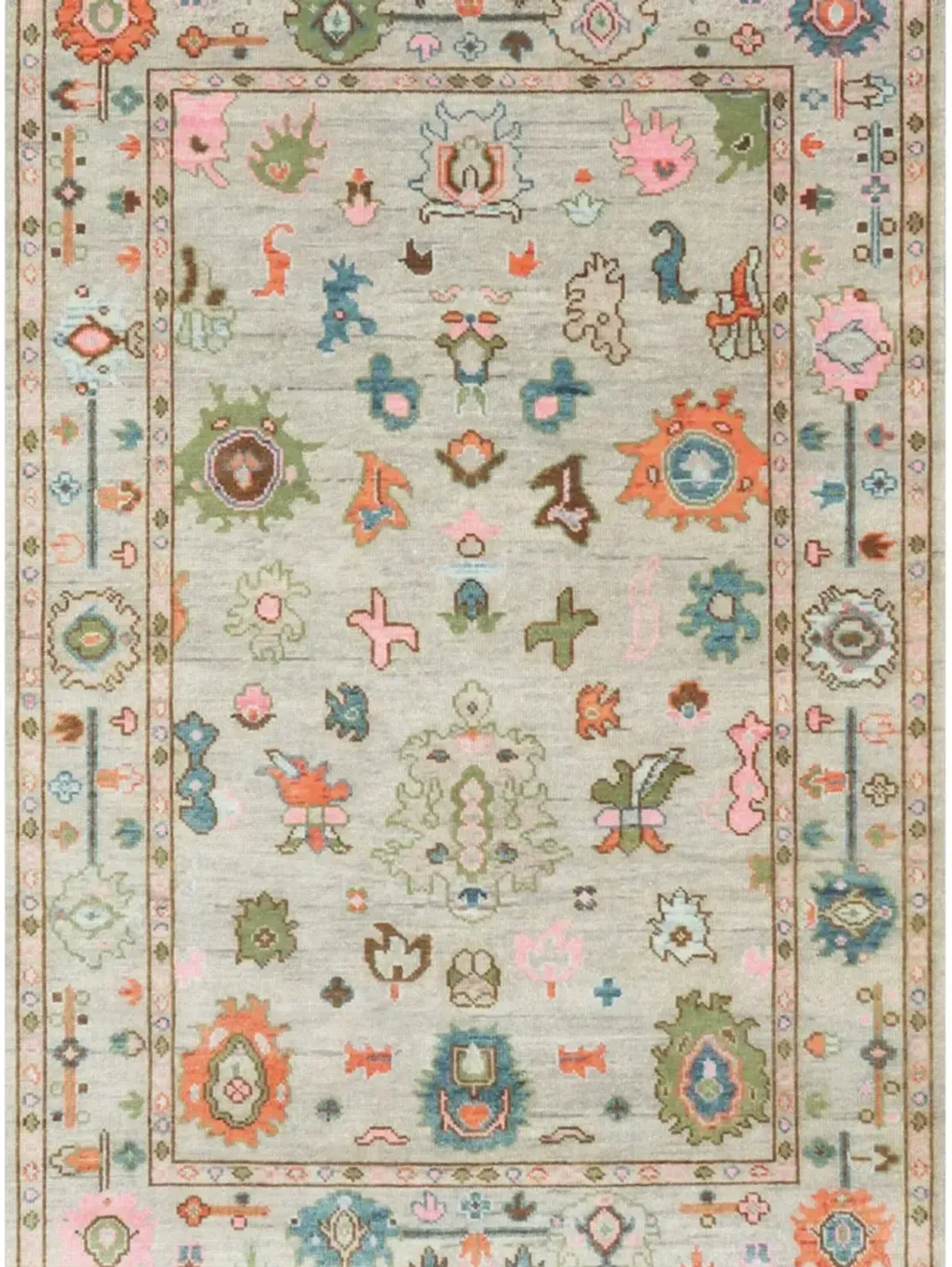 Samarkand SAM42636 Silver 8" x 10" Rug