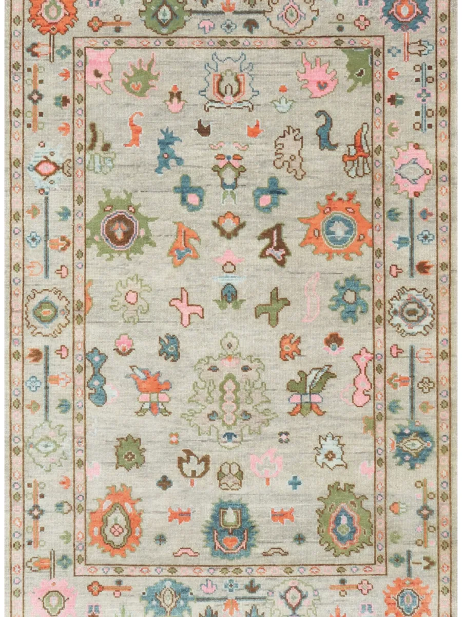 Samarkand SAM42636 Silver 8" x 10" Rug