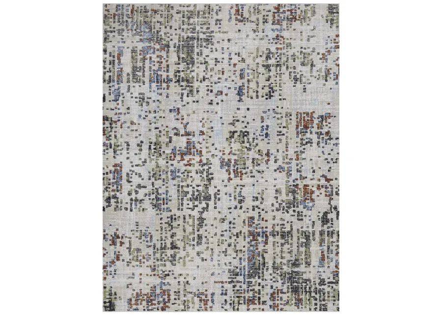 Sonora 39NVF 5' x 7'6" Ivory/Green/Blue Rug