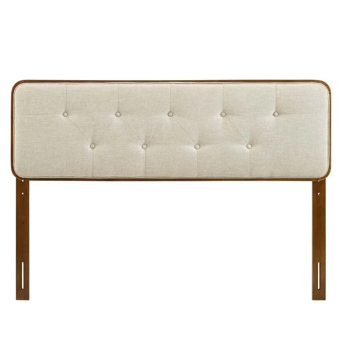 Modway - Collins Tufted Twin Fabric and Wood Headboard