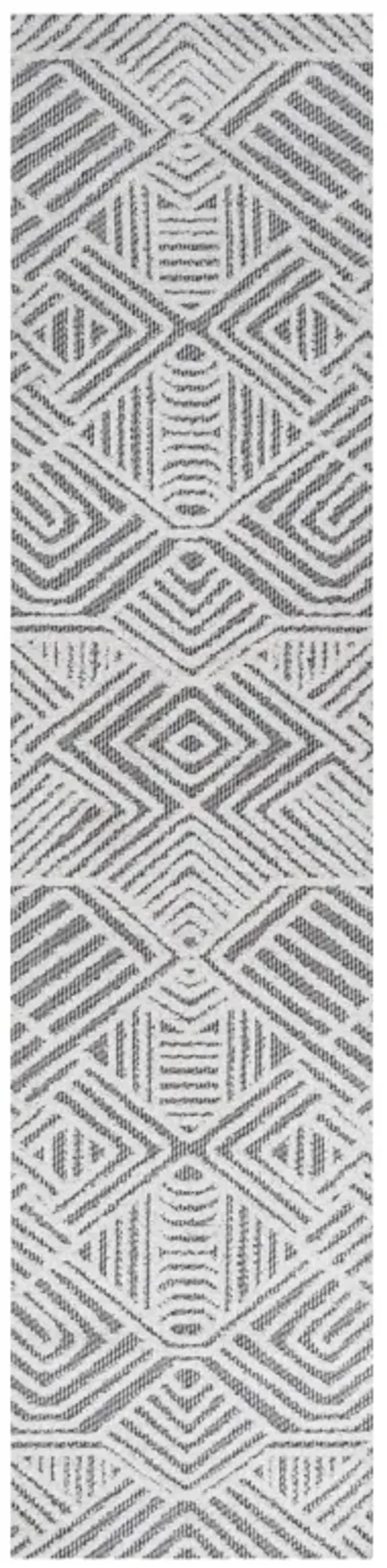 Jordan High-Low Pile Art Deco Geometric Indoor/Outdoor Area Rug