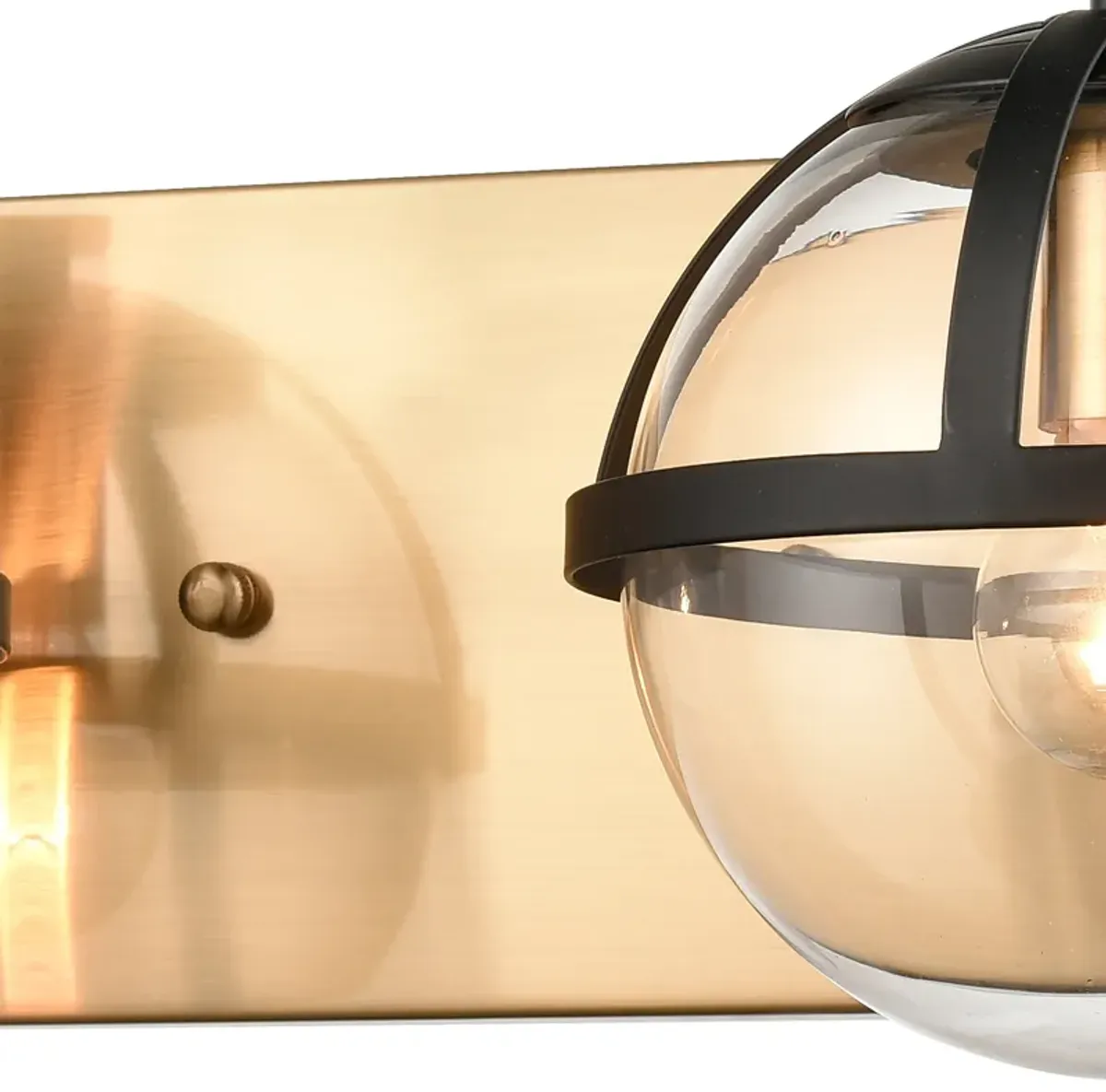 Davenay 16'' Wide 2-Light Brass Vanity Light