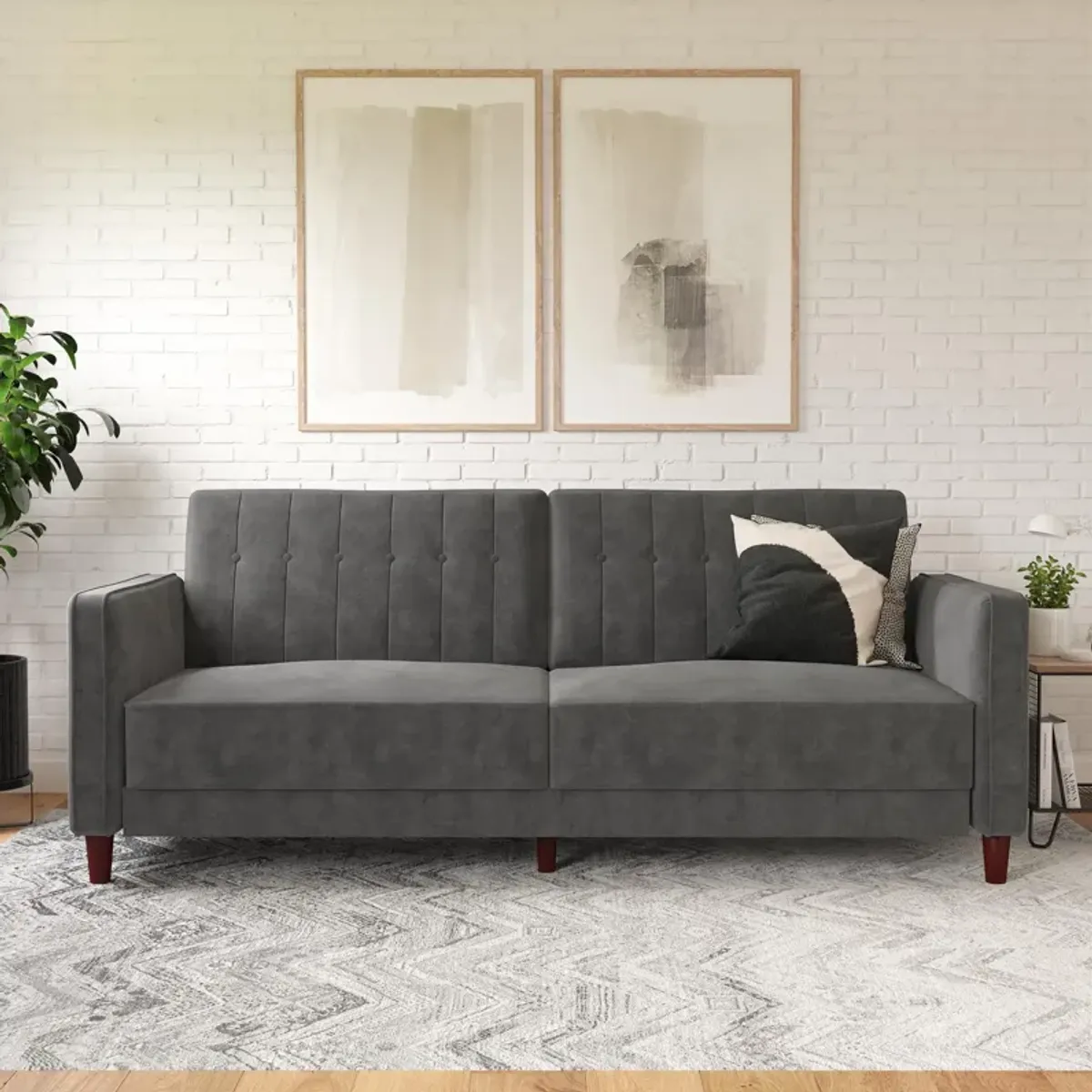 Levi Tufted Transitional Futon