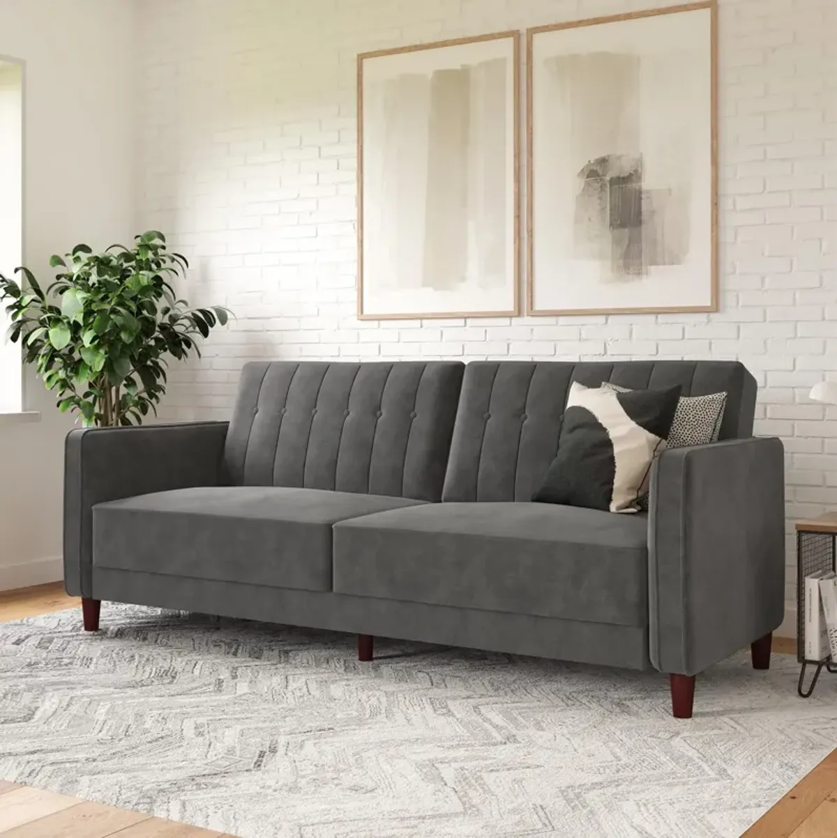 Levi Tufted Transitional Futon