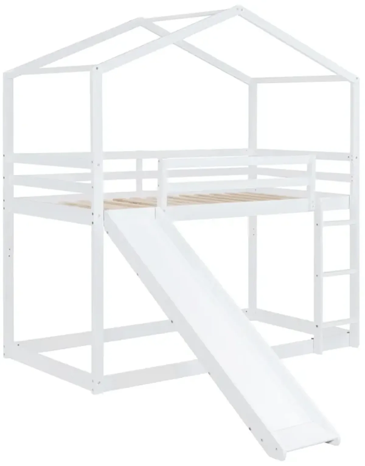 Merax Bunk Bed with Slide and Ladder