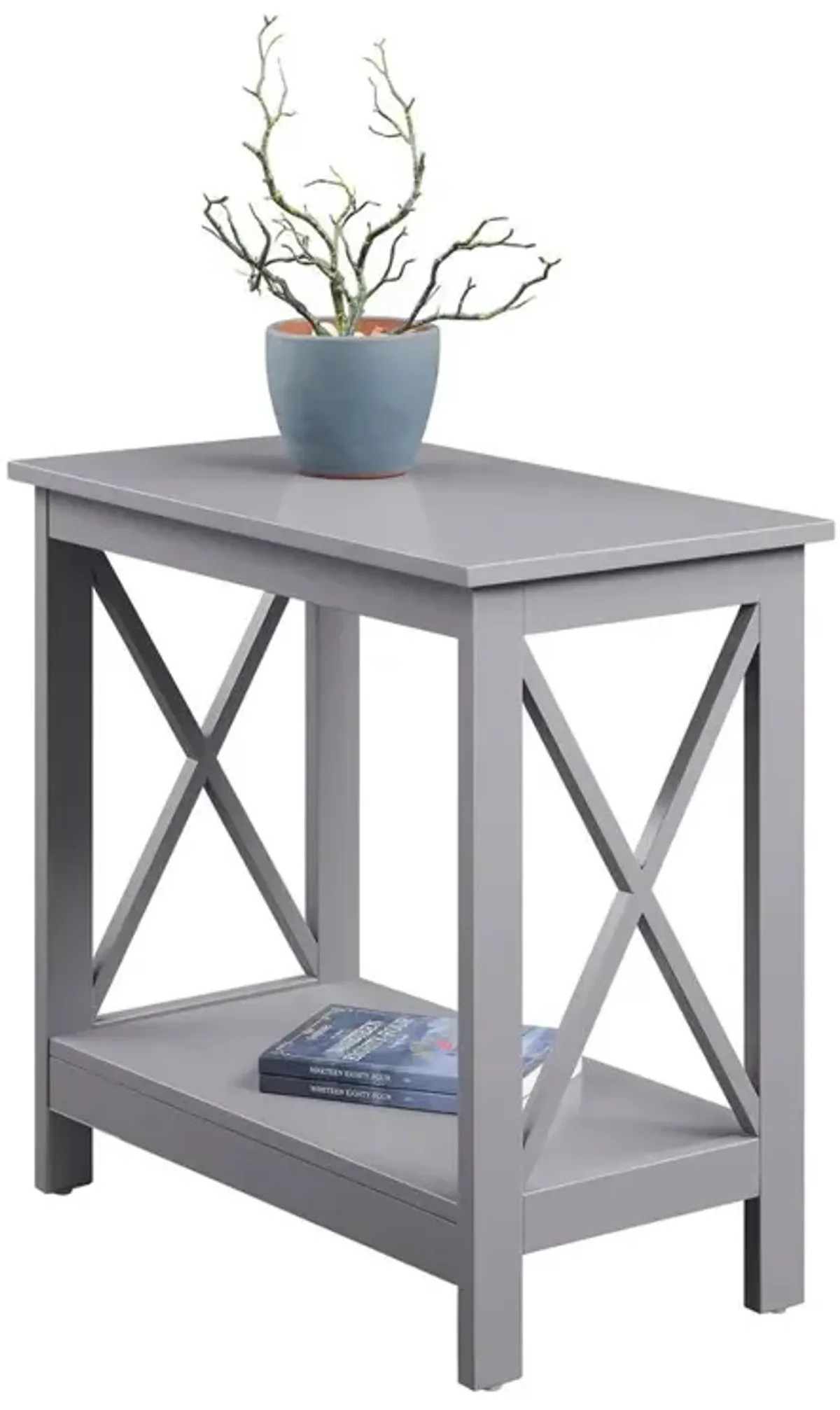 Convenience Concepts Oxford Chairside End Table with Shelf, S20-402