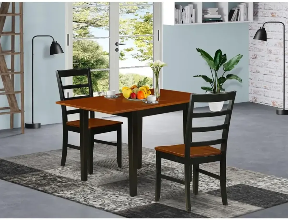 Dining Room Set Black & Cherry