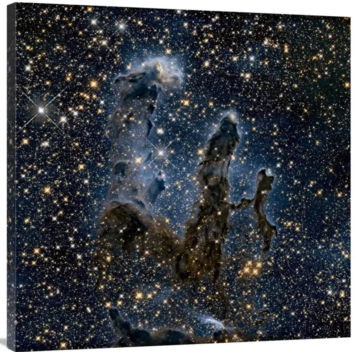 A Near-Infrared View of the Pillars of Creation-Canvas Art-36x36