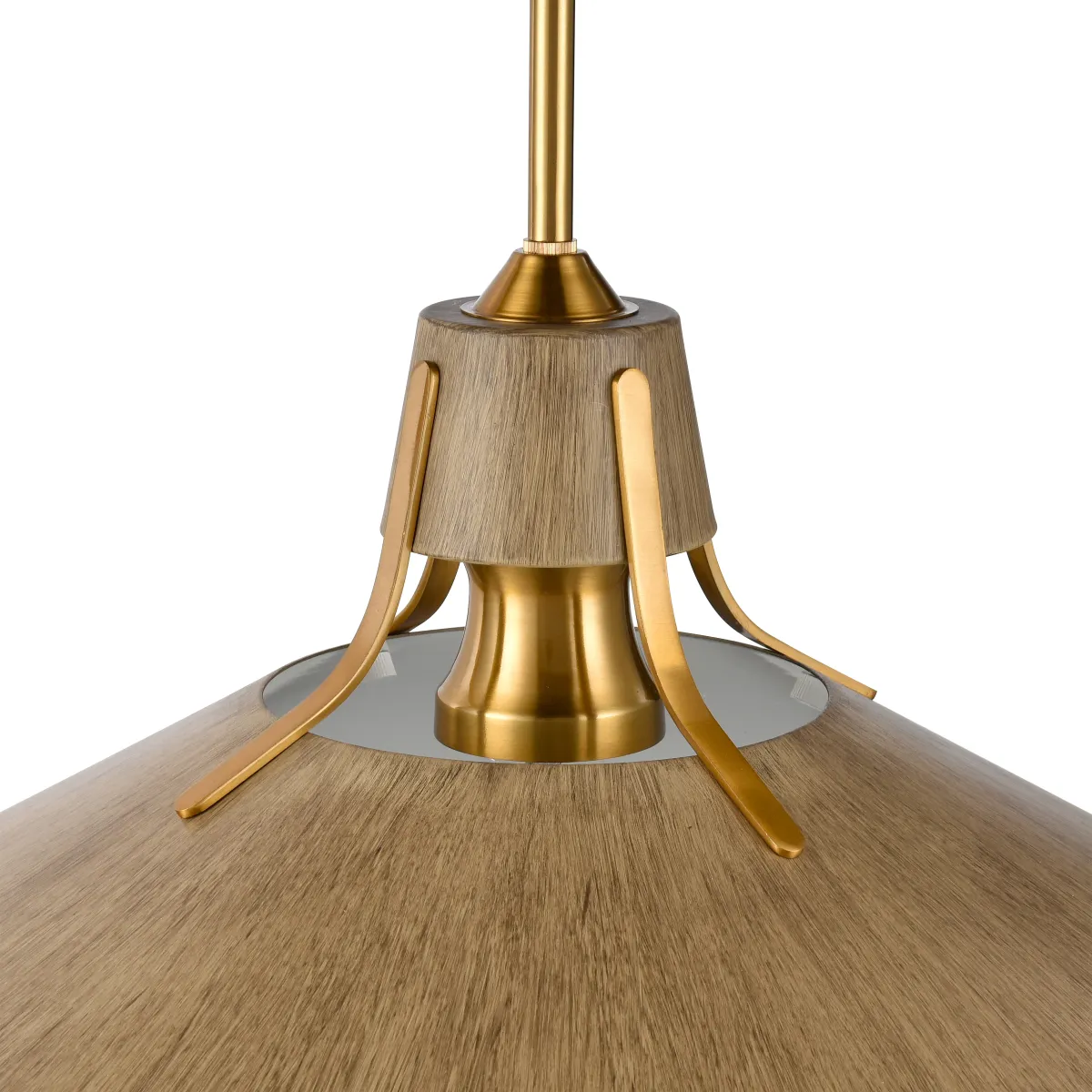 Danique 24'' Wide 1-Light Brass Pendant