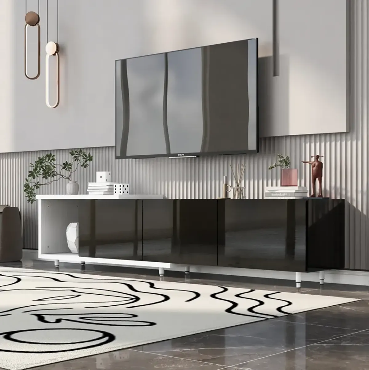 Merax TV Stand for 80+inch TV