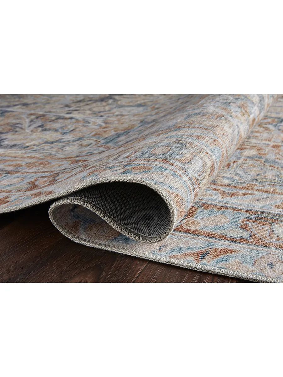 Lenna LEA02 Ocean/Apricot 8'6" x 11'6" Rug