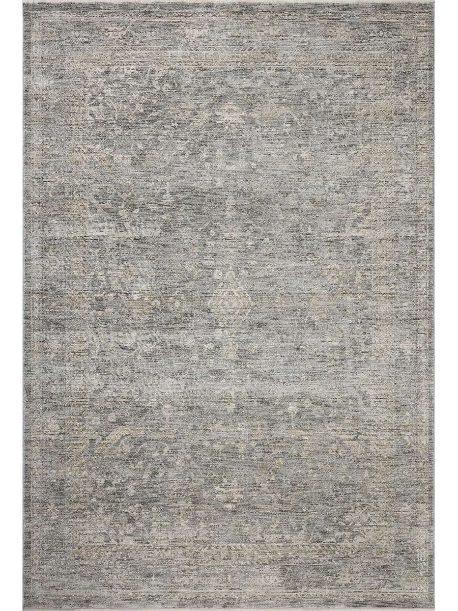 II Tabitha Stone/Natural 2'7" x 8'0" Runner Rug by Loloi II