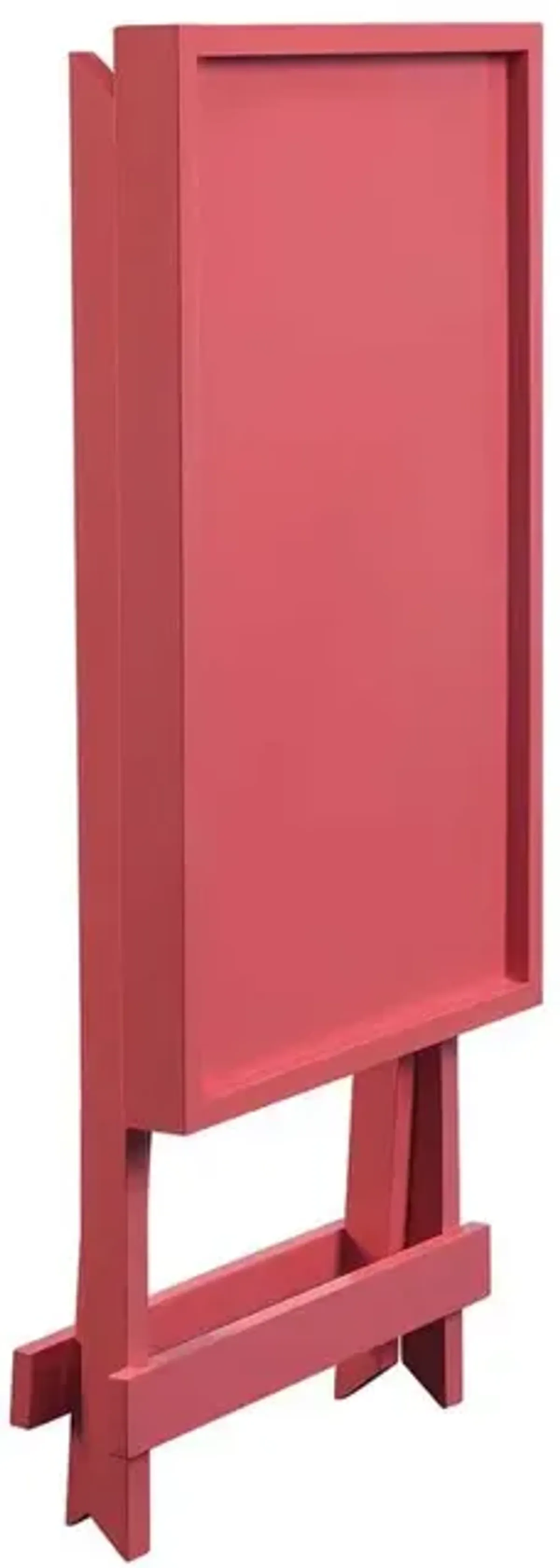 Convenience Concepts Designs2Go Folding Tray Table, Coral